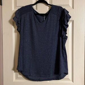 Dokotoo Ruffle Sleeve Top 2XL